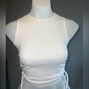 Illa Illa Mock Neck Crop Top